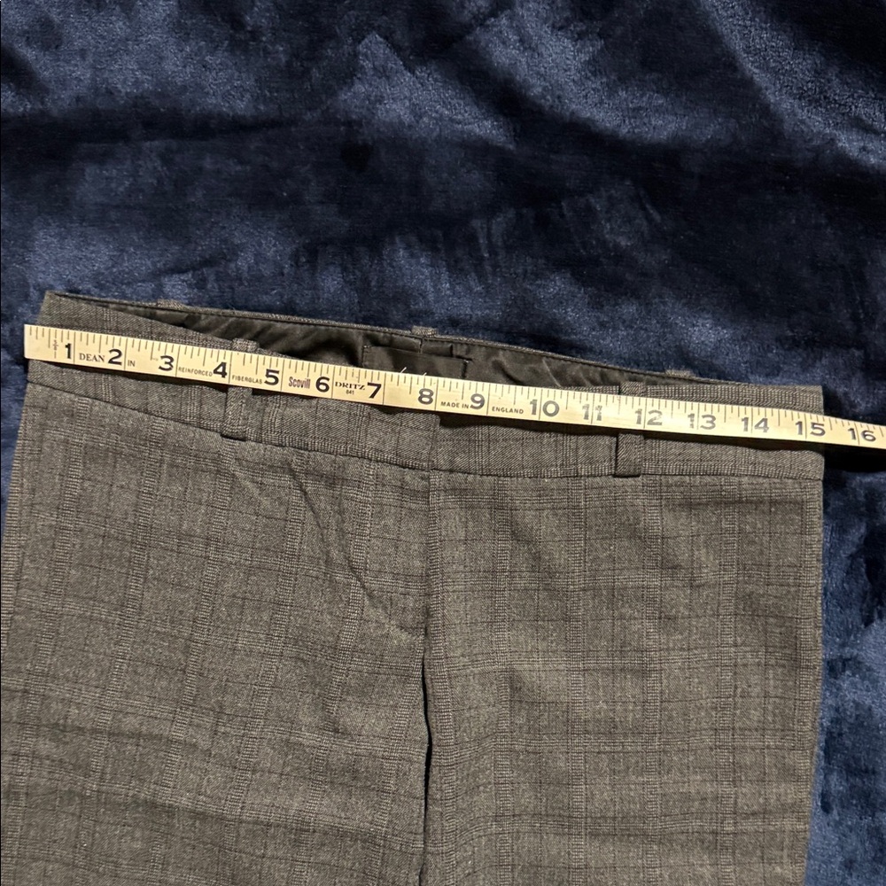 Gray Plaid Trousers